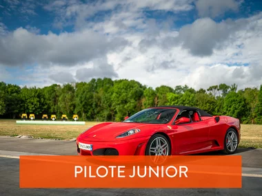 Stage de pilotage enfant : 2 tours de circuit en Lamborghini Gallardo ou Ferrari F430 Spider