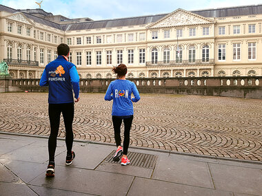 City Runs Bruxelles: begeleide thema-route voor 1 persoon (90 min)