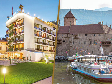 1 magica notte con cena sul Lago di Lugano e ingresso a Swissminiatur per 2 persone