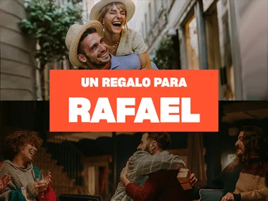 Caja regalo personalizada para Rafael