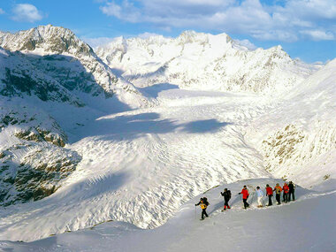 2 Übernachtungen in den Alpen mit Wellness und Skifahren in der Nähe des UNESCO-Welterbes Jungfrau-Aletsch