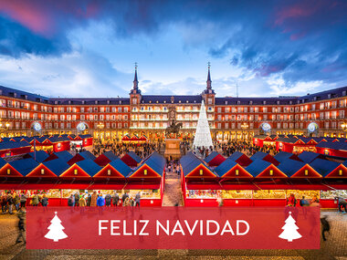 Mercadillos navideños en Madrid: 1 noche con desayuno para 2