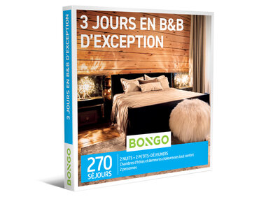 3 jours en B&B d'exception