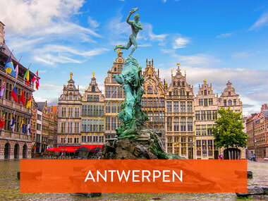 Ontdek Antwerpen: privérondleiding voor 2 overdag of ’s avonds (2u)