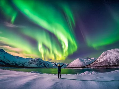 Romantisches Island: Polarlichter und Blaue Lagune für 2 Personen