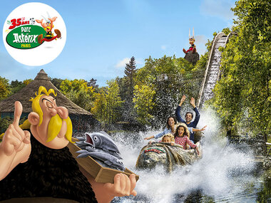 Entrée 2024 au Parc Astérix pour 2 adultes et 1 enfant