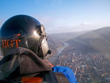 Spektakulärer Rundflug im Tragschrauber über Mannheim