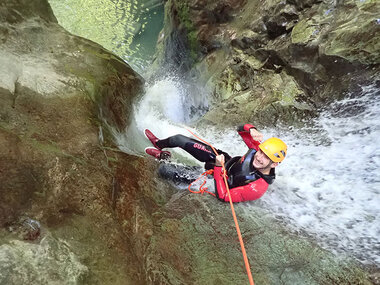 Session de canyoning de 6h près de Lyon