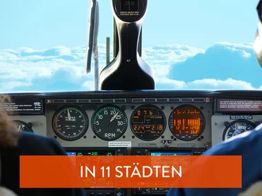 Fliegen wie ein Profi: 1 Session im Flugsimulator in Deutschland