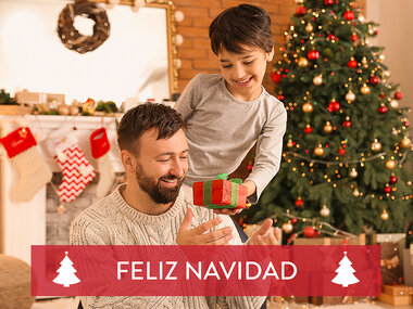 Querido papá, ¡feliz Navidad!