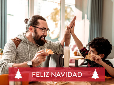 ¡Estas son tus Navidades, papá!