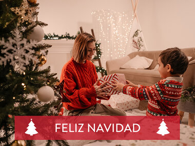 Querida mamá, ¡feliz Navidad!