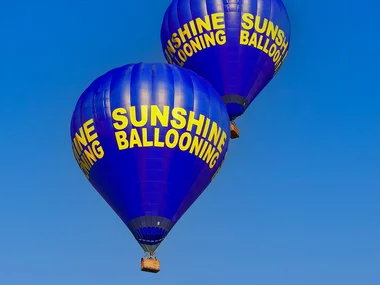 Für 1 Stunde in majestätischen Höhen im Heissluftballon über Deutschland