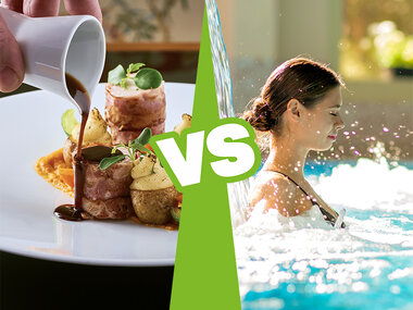 Gastronomisch genot of een weelderige wellnesservaring?