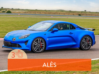 Stage de pilotage : 3 tours sur le circuit d'Alès en Alpine A110 S