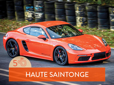 Stage de pilotage : 5 tours sur le circuit de Haute Saintonge en Porsche Cayman