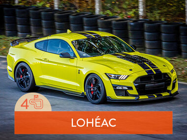 Stage de pilotage : 4 tours sur le circuit de Lohéac en Ford Mustang Shelby GT500