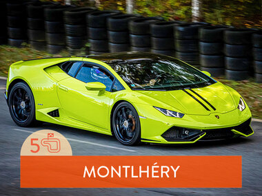 Stage de pilotage : 5 tours sur le circuit de Montlhéry en Lamborghini Huracán