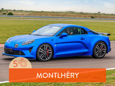 Stage de pilotage : 5 tours sur le circuit de Montlhéry en Alpine A110 S