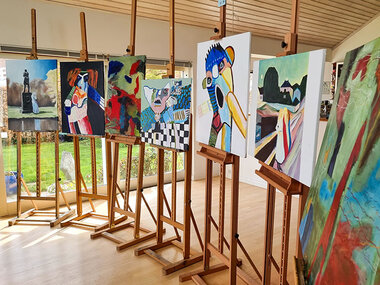 1-dags malekursus på Kunstskolen Gershøj for 1