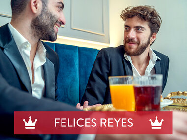 Hermano, eres el rey. ¡Felices Reyes!