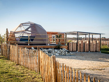 2 jours insolites en dôme avec modelage et bain bouillonnant près de Bordeaux