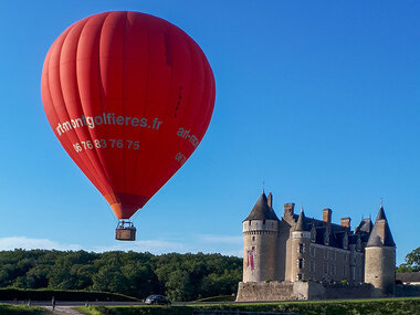 Vol en montgolfière pour 2 personnes au-dessus de Saumur en semaine