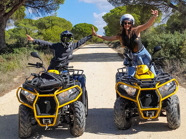 Ruta en quad de 2 horas y media en Cádiz