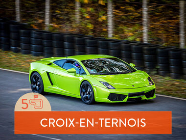 Stage de pilotage : 5 tours sur le circuit de Croix-en-Ternois en Lamborghini Gallardo LP 560