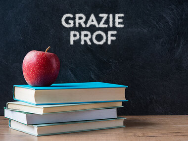 Grazie, professore!