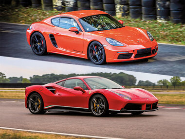 Stage de pilotage multivolant : 2 tours en Porsche Cayman S 718 et 2 tours en Ferrari 488 sur le circuit de Saint-Laurent-de-Mure