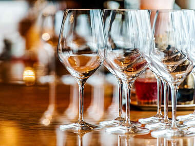 Glasprovning för 2 med Riedel