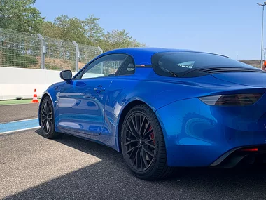 Fahrtraining: 2 Runden auf der Rennstrecke im Alpine A110 S in der Nähe von Colmar