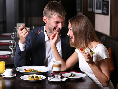 Rendez-vous romantique au restaurant