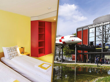 1 Übernachtung in Luzern und 1 Tagespass für das Verkehrshaus für 2 Personen