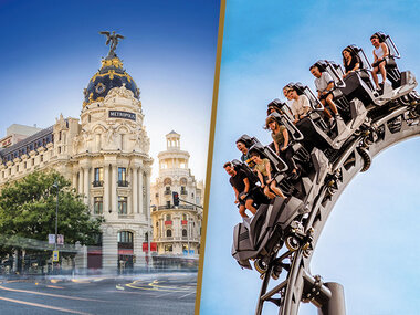 1 notte a Madrid con accesso al Parco Warner