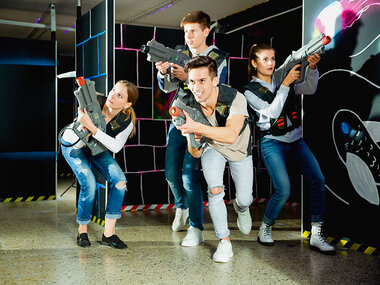 Partie de laser game jusqu'à 15 personnes près de Zurich