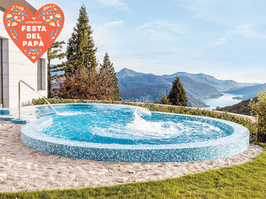 1 notte con accesso alla spa e vista lago in un hotel 4* vicino a Lugano