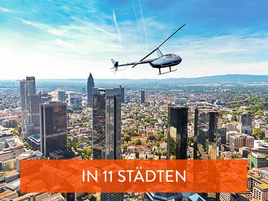 Deutsche Städte von oben: Rundflug im Hubschrauber für 1