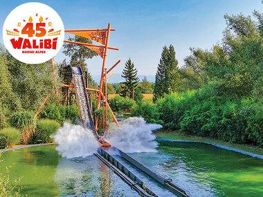 Journée amusante en famille : 2 entrées adulte et 1 entrée enfant pour Walibi Rhône-Alpes