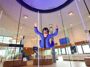 Indoor skydiving hos Leap Malmö for 1