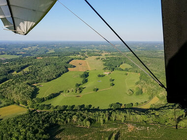 Vol en ULM pendulaire d'1h près de Périgueux