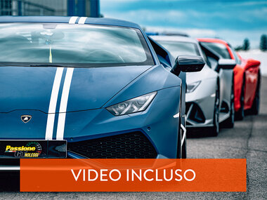 2 giri su Ferrari 458 Italia e Lamborghini Huracán Avio sul Circuito Internazionale di Busca in Piemonte