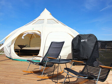 Glamping hos Marsk Camp for 2