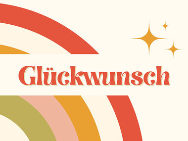 Herzlichen Glückwunsch!