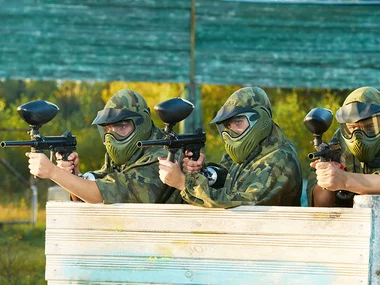 Paint Wars beim farbenfrohen Paintballspiel für 2 im Taunus