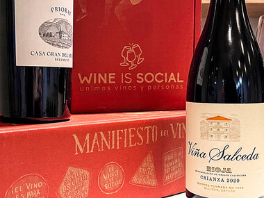 Wine is Social: 2 botellas de vino a domicilio