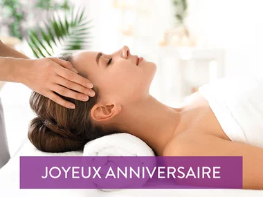 Anniversaire relaxant avec massage, soin ou gommage