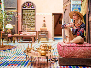 Luksusophold på Riad Aman i Marrakech for 2