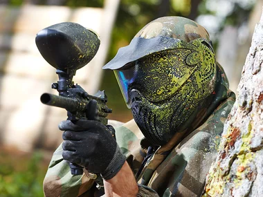 Terminator paintball hos Shoot to Thrill for 1